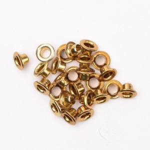 Eyelets metallic brass 25 stuks nr. 20405 (Locatie: 1B)
