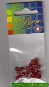 Eyelets metallic rood 25 stuks nr. 20413/06 (Locatie: 5RC1 )