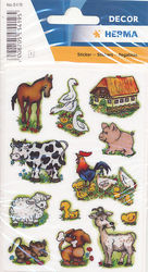 Herma stickers boerderijdieren 3 vel 5419 (Locatie: U183)