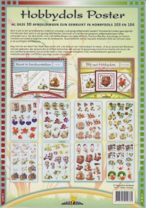 Hobbydols poster nr. 103 en 104