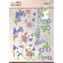 Jeanine Art knipvel vlinders en bloemen CD11000 (Locatie: 2418)