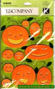 K&Company scrapbook sticker set halloween 546196 (Locatie: N204)