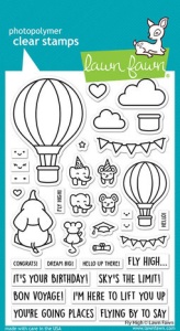 Lawn Fawn Clear Stamp Fly High LF3069 (Locatie: i253)