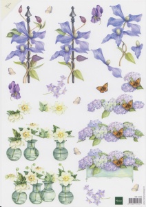 Marianne design knipvel bloemen MB0096 (Locatie: 4729)