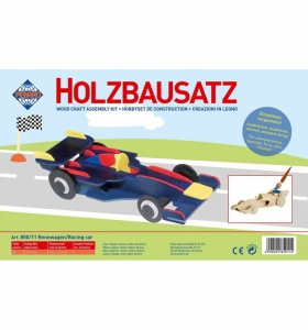 Pebaro houten bouwset race-auto PB085011