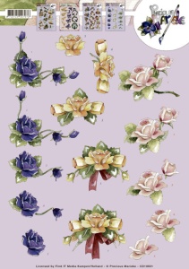 Precious Marieke knipvel bloemen CD10831 (Locatie: 1129)