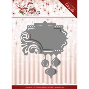 Precious Marieke snijmal Label Ornament PM10107 (Locatie: k146)