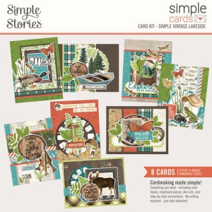 Simple Stories Kaartenpakket Vintage Lakeside, voor 8 kaarten, 18035