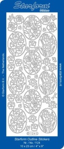 Starform sticker goud 1124 (Locatie: N175 )