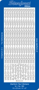 Starform sticker goud 366 (Locatie: N167)
