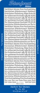 Starform sticker goud allerlei 443 (Locatie: L107)