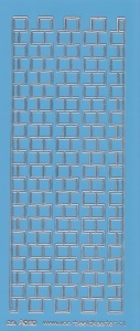 Stickervel blauw/zilver nr. 3020 (Locatie: K149)
