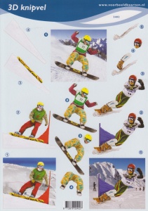 Voorbeeldkaarten knipvel sport 2402 (Locatie: 1159)
