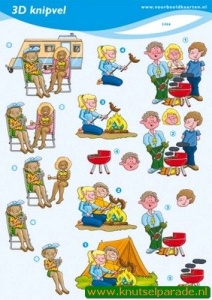 Voorbeeldkaarten knipvel vakantie 2486 (Locatie: 1242)