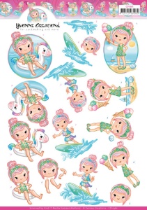 Yvonne Creations knipvel strand CD11361 (Locatie: 2916)