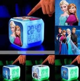 Frozen LED Alarm часовници с термометър с 7 цвята.