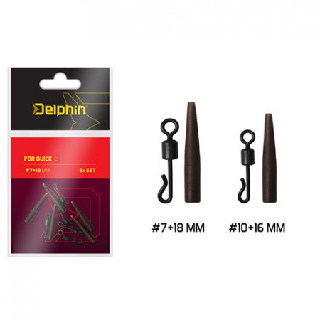 Delphin FDR Quick L / Set 5buc 7+18mm