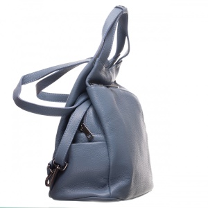 Rucsac bleu din piele naturala Treviso