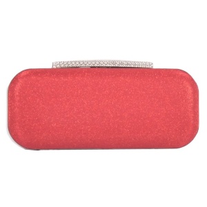 Clutch glitter rosu Vasto