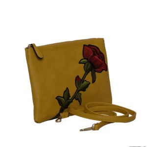 Plic galben broderie trandafir Campobasso