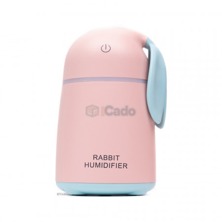 Umidificator, Difuzor Aromă, Aromaterapie de 170 ml - Iepure roz