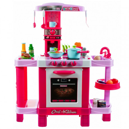 Bucătărie copii roz XXL Kids Cook model 008-938B