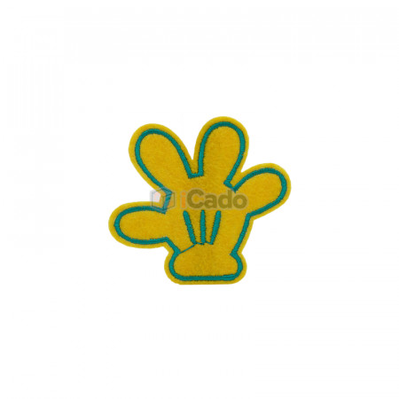 Manusa brodata 6.5x6cm