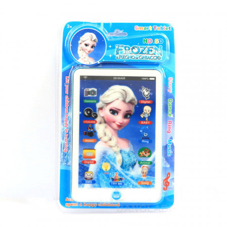 Tabletă interactivă de jucărie Frozen HD 5D, cu sunete, model 523-2