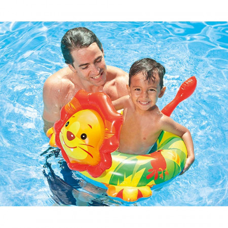 Colac în formă de leu dimensiune 72 x 66 cm marca Intex poza 2