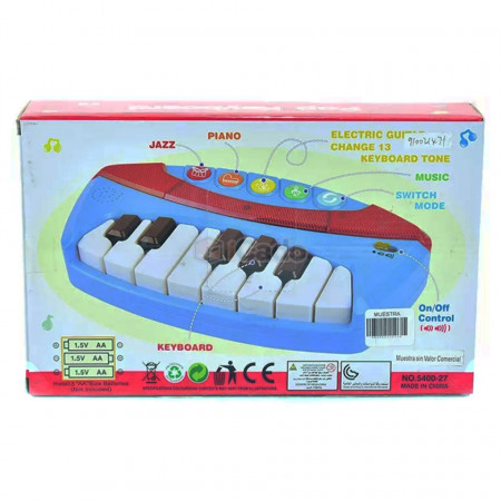Pian electronic de jucărie cu 13 clape model 5400-27 poza 4