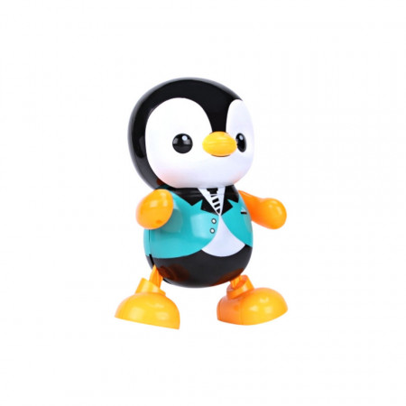 Pinguinul dansator cu lumini și sunete, model 17178
