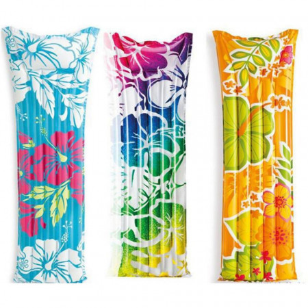 Saltea gonflabilă marca Intex dimensiune 183 x 69 cm Floral Multicolor poza 1