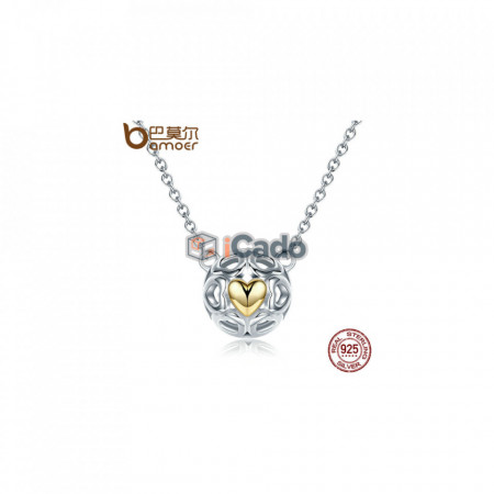 Colier din argint My One True Love Pendant Necklaces - BAMOER 925