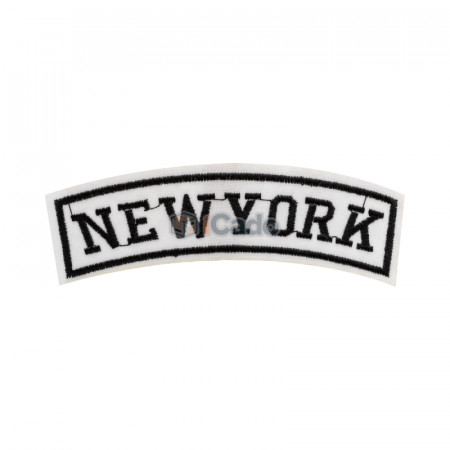 Emblema brodata New York 12x4cm