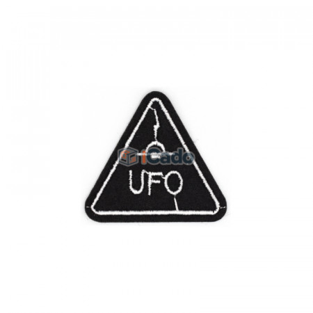 Emblema brodata UFO 4.5x4.5cm