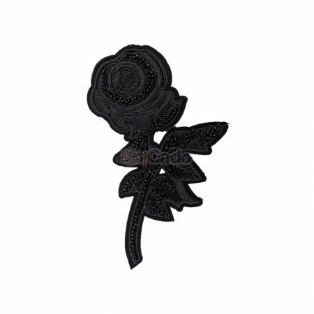 Trandafir brodat 15x9.5cm