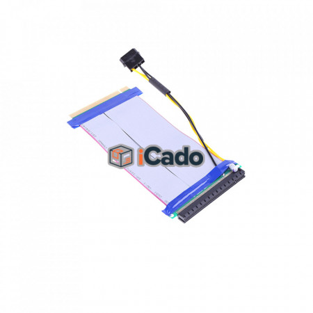 Prelungitor Adaptor Riser Panglică PCI-E pentru plăcile video / 16x la 16x