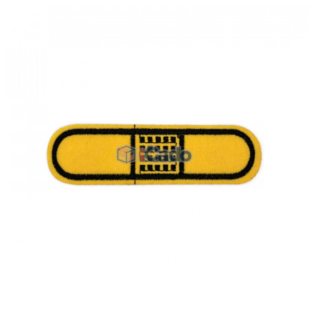 Broderie in forma de plasture 9x2.5cm