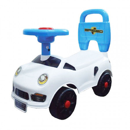Mașină fără pedale albă model Happy Star 2 QX-3390-1