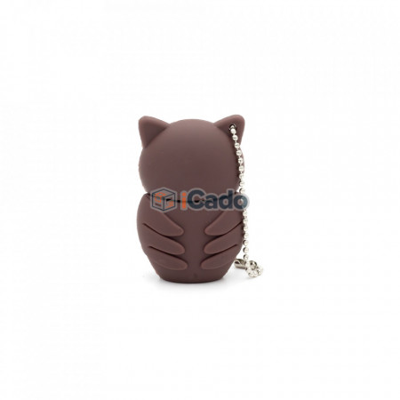 Memorie USB de 16GB în formă de bufnită USB 2.0 maro poza 2