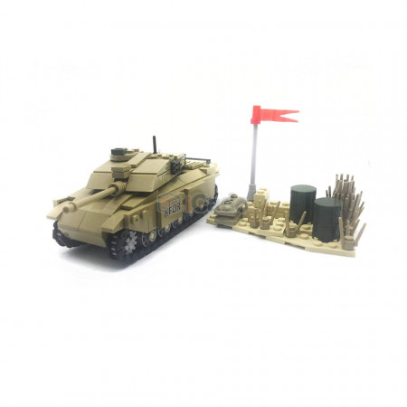 Tanc KFOR format din 311 Piese de tip LEGO de la KAZI model KY84045 poza 2