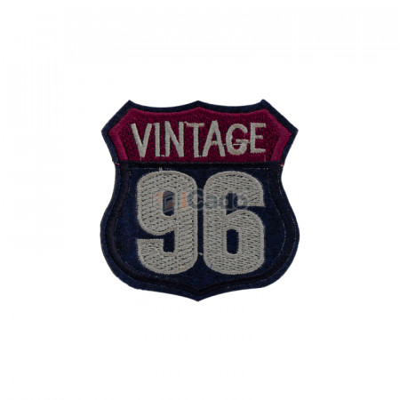 Emblema brodata Vintage 96 7x7cm