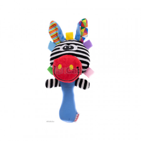 Zebra Chițăilă, Jucărie de mână pentru bebeluși poza 1