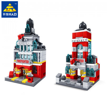 Fire Department format din 141 Piese de la KAZI model KY5004 poza 1