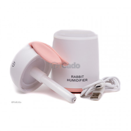 Umidificator, Difuzor Aromă, Aromaterapie de 170 ml - Iepure alb poza 4