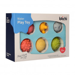 Set de 6 mingi din silicon pentru băița copilului Water Play Toy