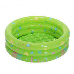 Piscină pentru copii marca InTime, dimensiune 80 x 35 cm cu 3 inele verde