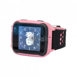 Ceas pentru copii Model Q528 G900A cu Camera de 0.3MP roz poza 1