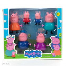Purcelușii Peppa Pig - Set de 6 figurine poza 2