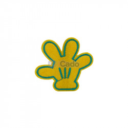 Manusa brodata 6.5x6cm